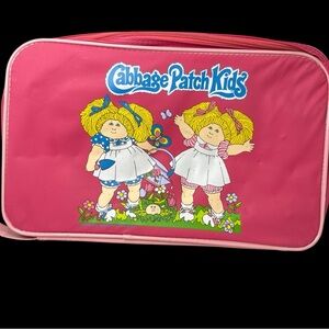 Vintage Cabbage Patch Kids Pink Suitcase 1983 | Retro Travel Case